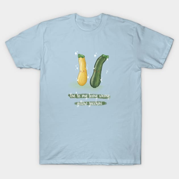 You're my teeny weeny yellow zucchini pun T-Shirt by Mydrawingsz